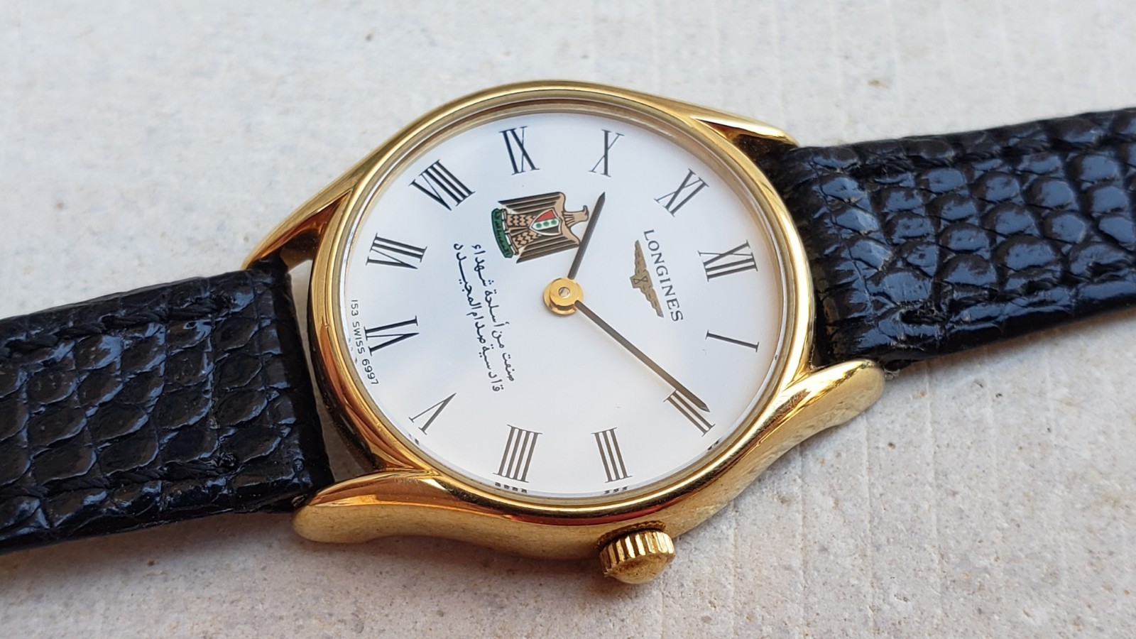 Rare Longines Saddam Hussein Of Iraq 🇮🇶 23mm Ladies Quartz Watch