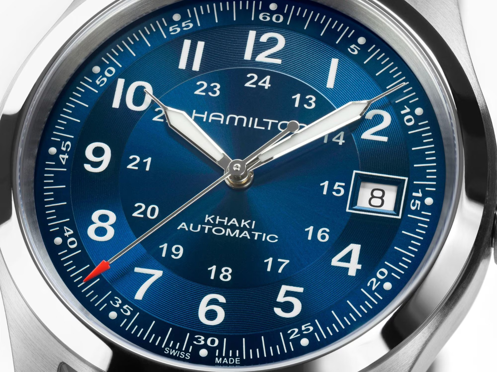 Hamilton Khaki Field Blue dial Auto 38mm Stainless steel Men’s Watch H70455140