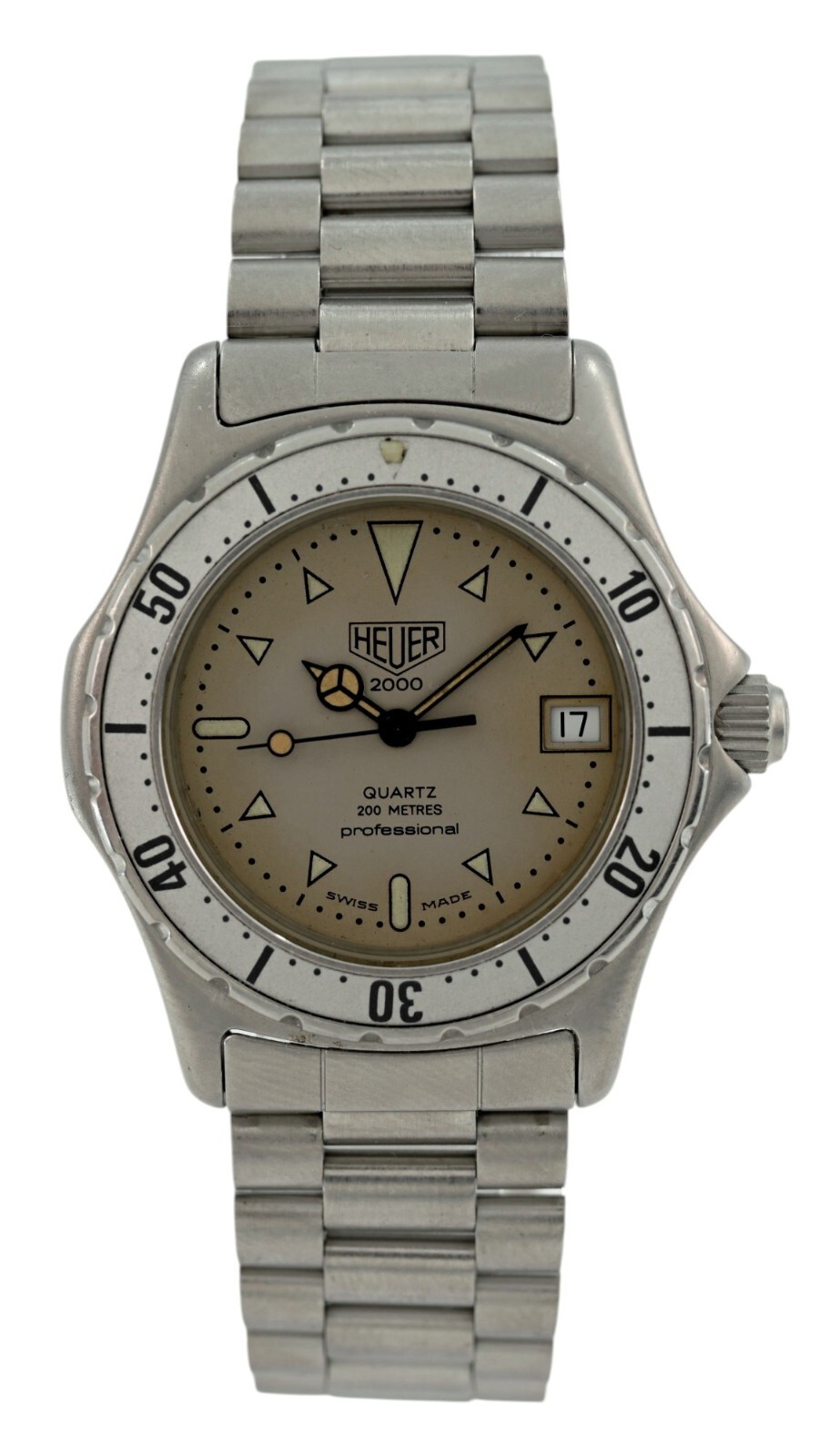 Heuer (Pre-Tag) 34mm Midsize Professional 2000 Series Swiss Watch- Ref 972.013!