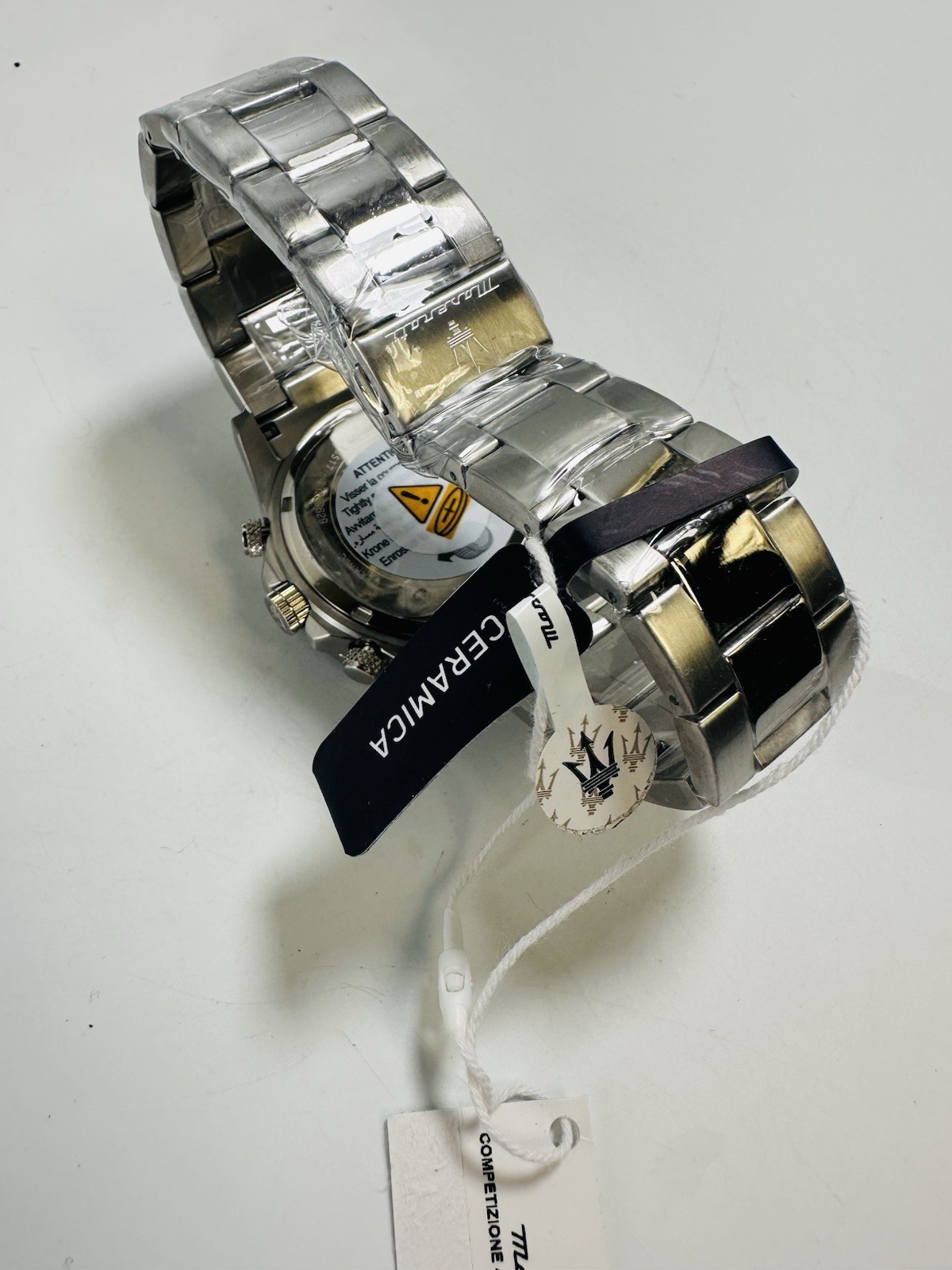 Maserati Men’s Competizione Watch 43mm Blue Dial Stainless Steel *NEW with Tag*