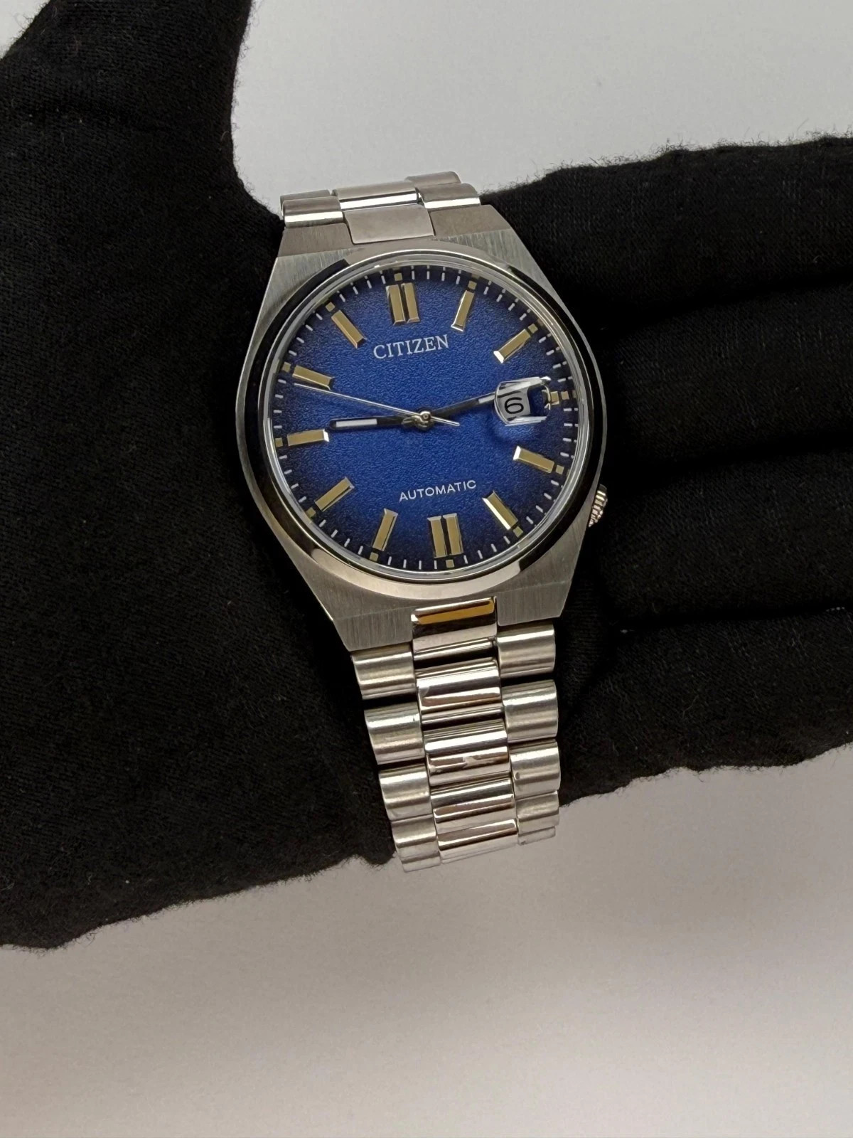 Citizen Tsuyosa NJ0151-88L Automatic Sunray Blue Dial 40mm Stainless Men’s Watch