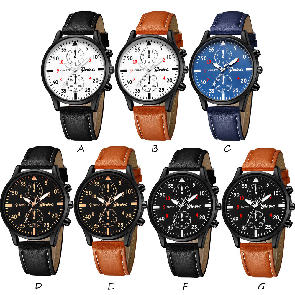 Men New Assorted Quartz Watch Relojes de Hombre Stainless Wrist Band Mens Gift