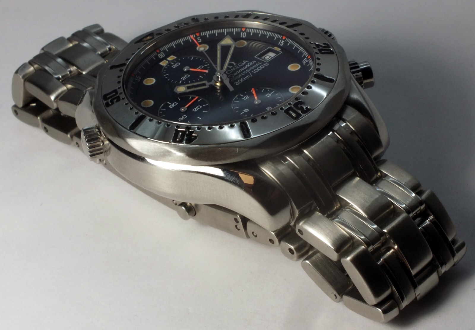 Omega Seamaster Professional 300m Chronograph 41.5mm Wristwatch Serviced LH680