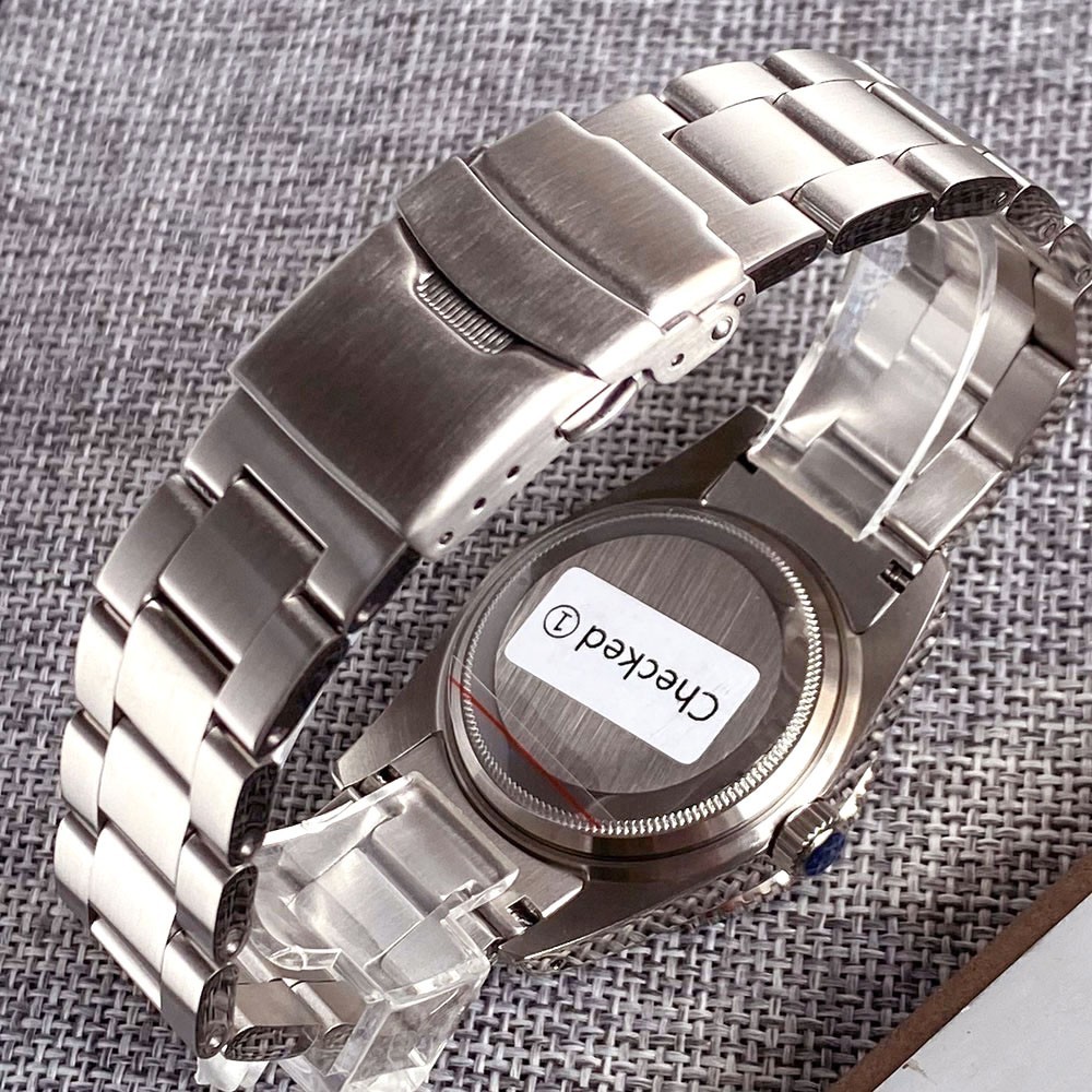 Tandorio New 38mm Sapphire 20ATM Stainless Steel NH35/PT5000 Automatic Men Watch