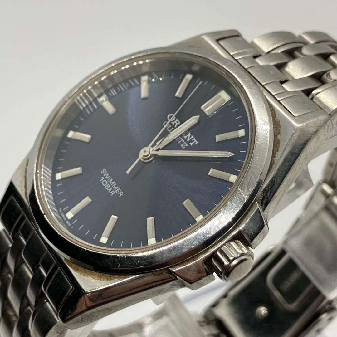 Orient Swimmer 10bar Quartz Blue Dial Watch
