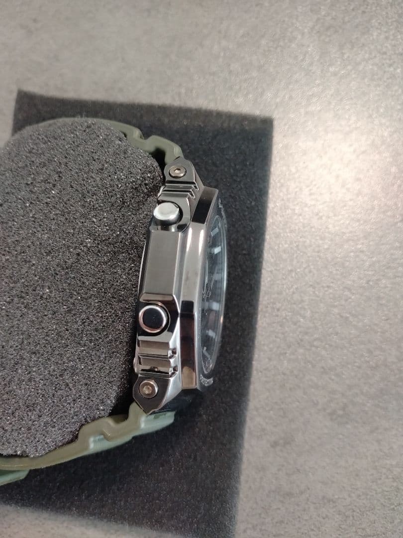 (103) [Good condition, custom belt] G-SHOCK GM-2100B Green