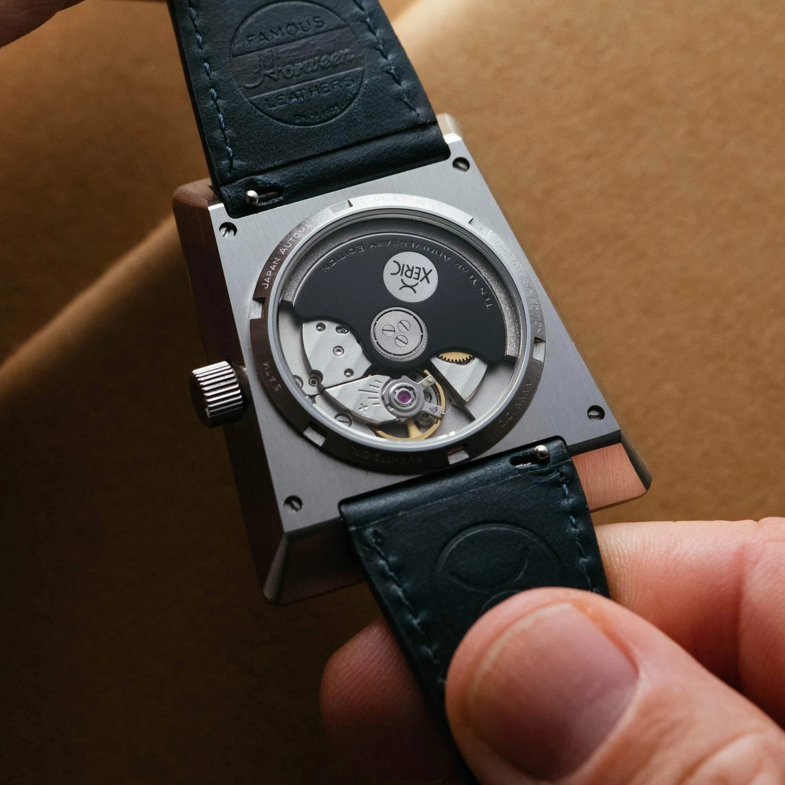 Xeric Vendetta X Wandering Hour Automatic Blue Steel Watch – Brand New