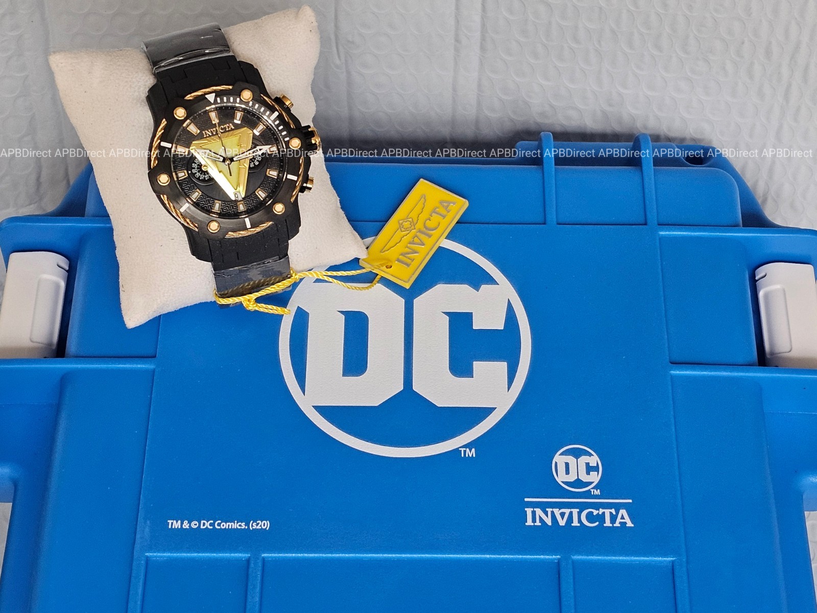 Invicta – DC Comics #127 BLACK ADAM – SAND BLASTED – Limited Ed – mens watch