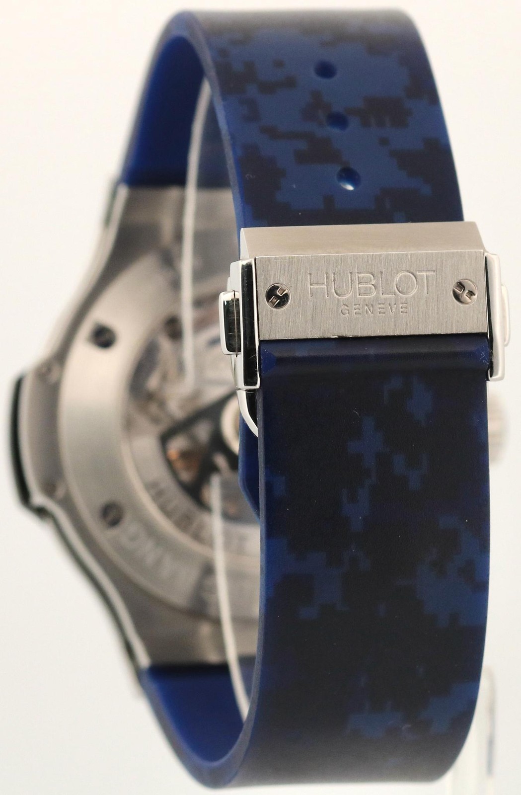 Hublot Big Bang Original BLACK Stainless Steel 44mm Rubber 301.SX.130.RX Watch