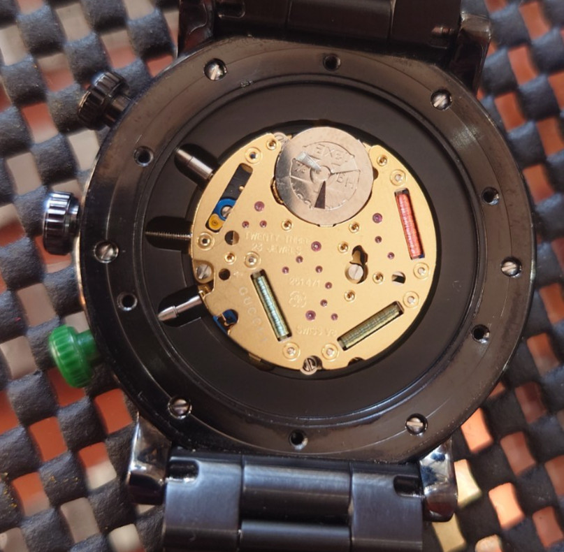 Gucci G‑Chrono YA101331 Unworn Serviced 2026 Full Set Box Links 44mm