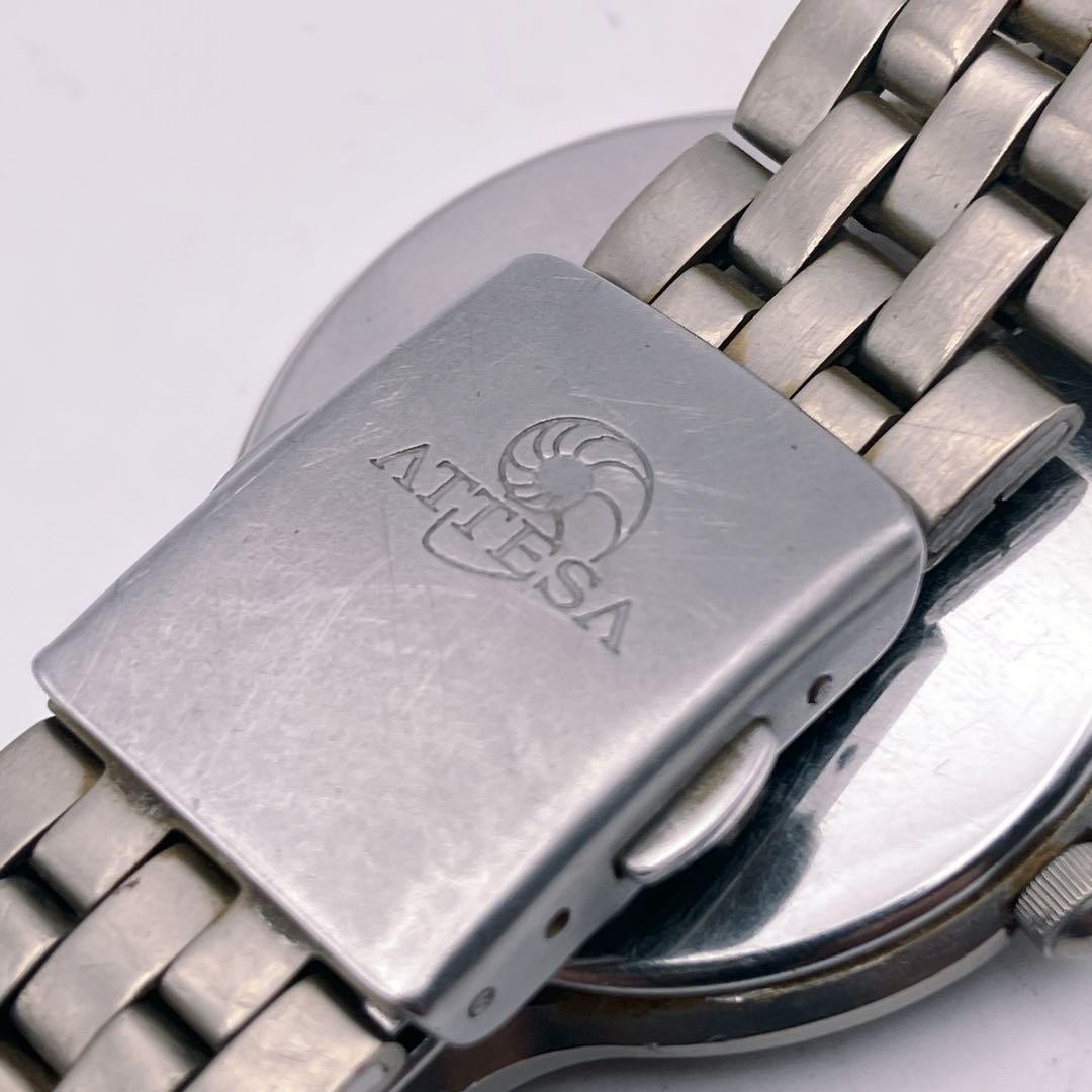 CITIZEN ATTESA Titanium 10BAR,working conditionbattery replaced,W6A4 From Japan
