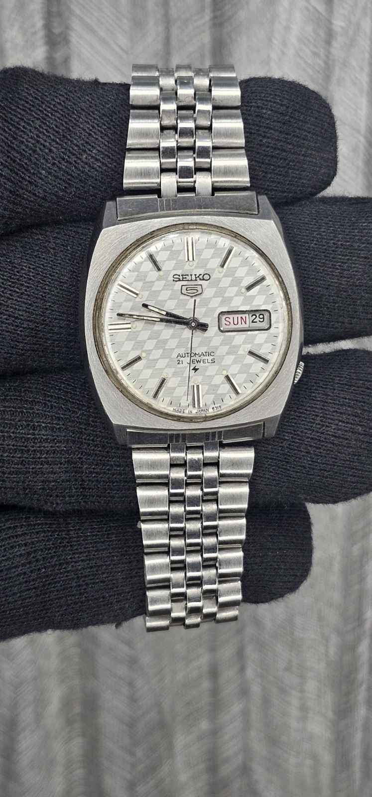 vintage Seiko 5 automatic 21 jewels 6309-8480 day/Date Men’s Wrist Watch