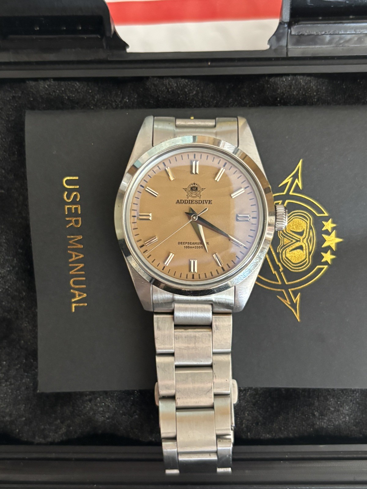 ADDIESDIVE 36mm deep sea hunter Watch Movement