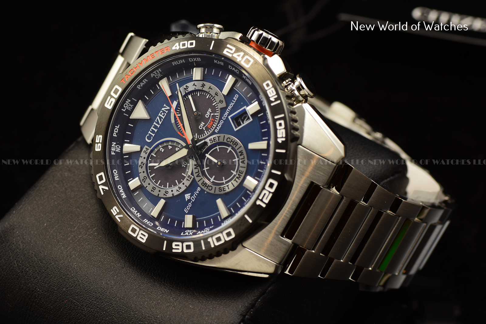 Citizen Men’s Promaster Eco-Drive Blue Chronograph Dial Quartz Watch CB5034-58L