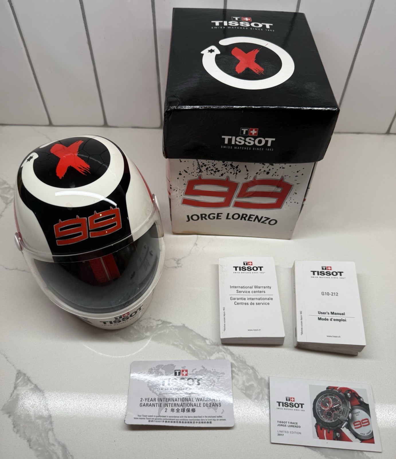 TISSOT T-Race JORGE LORENZO 2017 Limited Edition 1502/2017 Anthracite Dial Watch