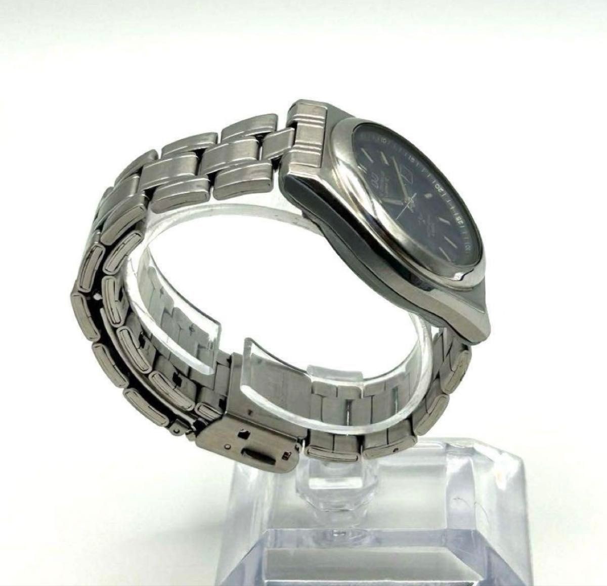 Citizen Q Q Date Black Men’s Watch Eco Drive Radio Solar Working HR15