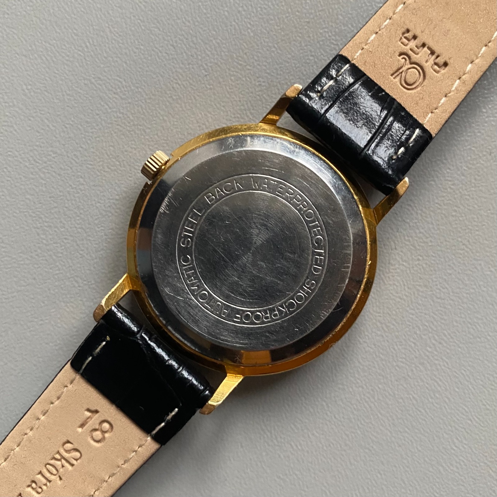 Poljot De Luxe Automatic 29 Jewels “Cosmos” USSR Vintage Men’s Watch Gold Plated