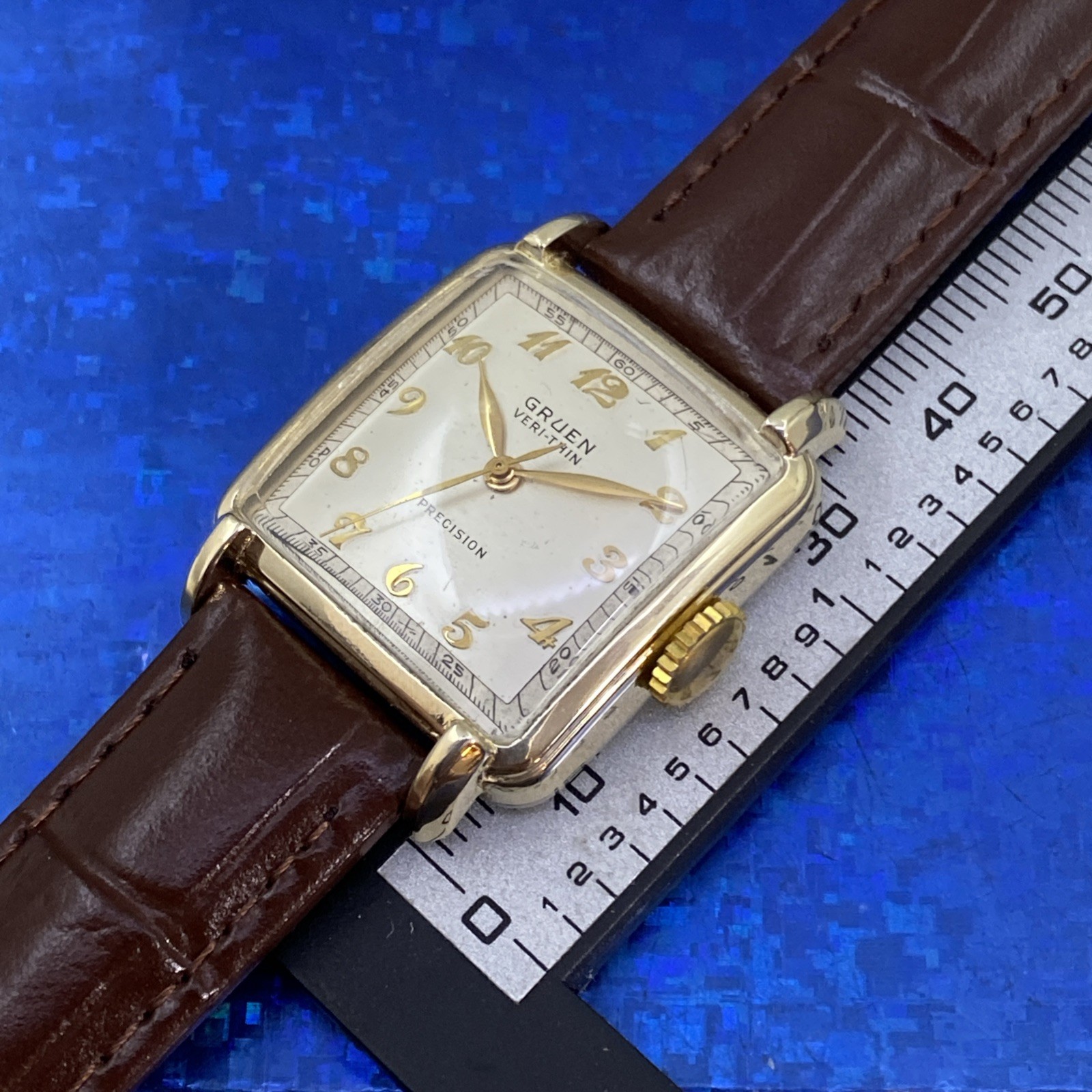 Vintage 1946 Man’s GRUEN Veri-Thin Stunning Case Fully Serviced 1 Year WARRANTY