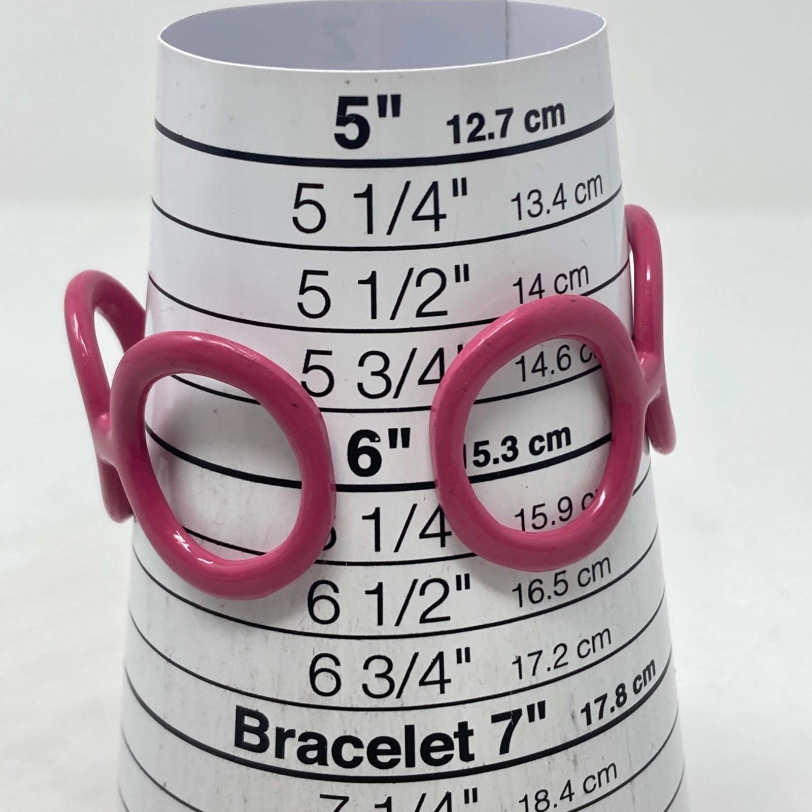 Geneva Cuff Watch Women 35mm Pink Hinged Cuff Starburst Dial New Battery 6.25″