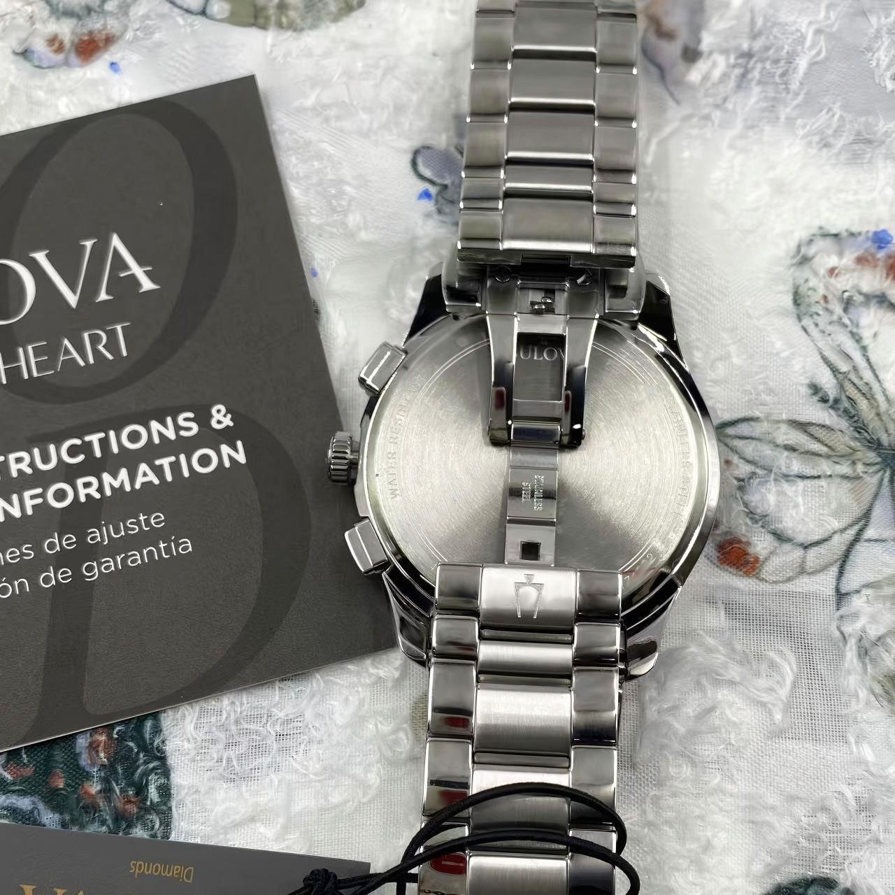 Bulova 96B288 Men’s Wilton Watch Black Dial Men’s Quartz Chronograph Watch 46 mm