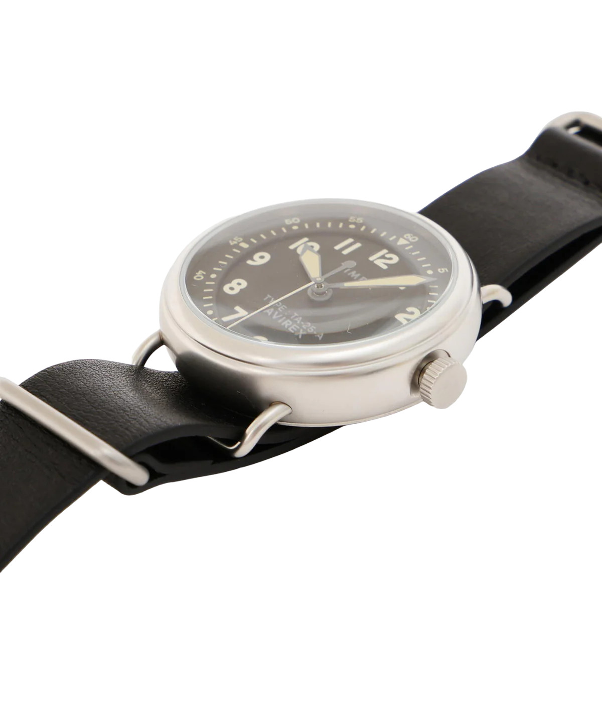 AVIREX TIMEX TYPE-25A 38mm Olive Watch MATTE MIDGET Reissue AVIREX 50th Anniv.