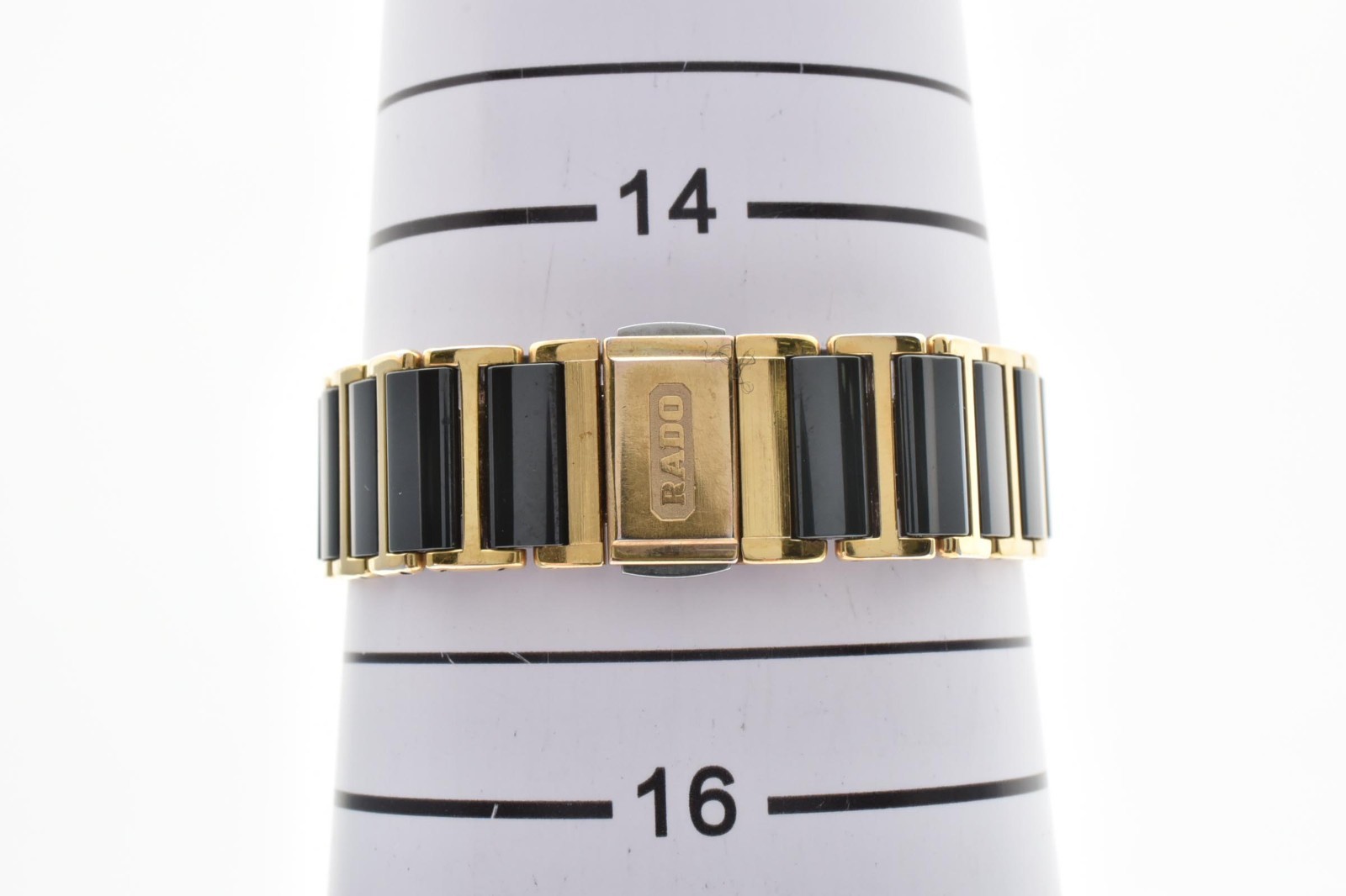 [N MINT] RADO Diastar 153.0249.3 2P Diamond Gold 18mm Qz Ladies Watch JAPAN