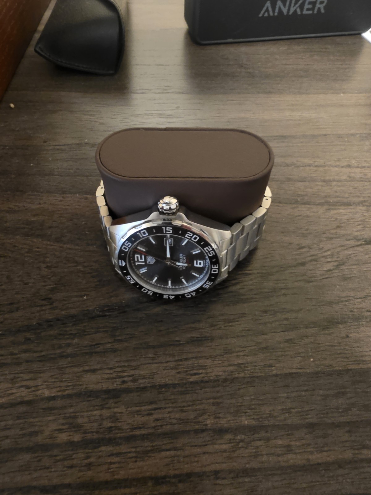 TAG Heuer Formula 1 calibre 5 Black Dial automatic Date SS Bracelet