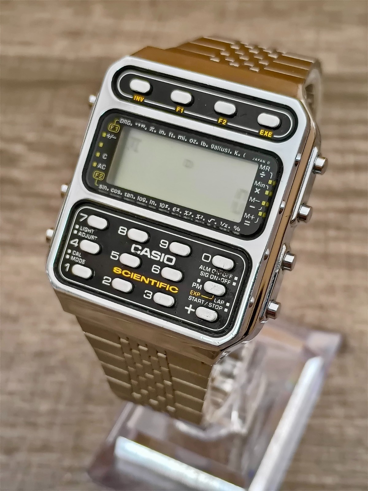CASIO -Vintage- SCIENTIFIC Calculator Watch CFX-200 -Module 197- GREAT & Working
