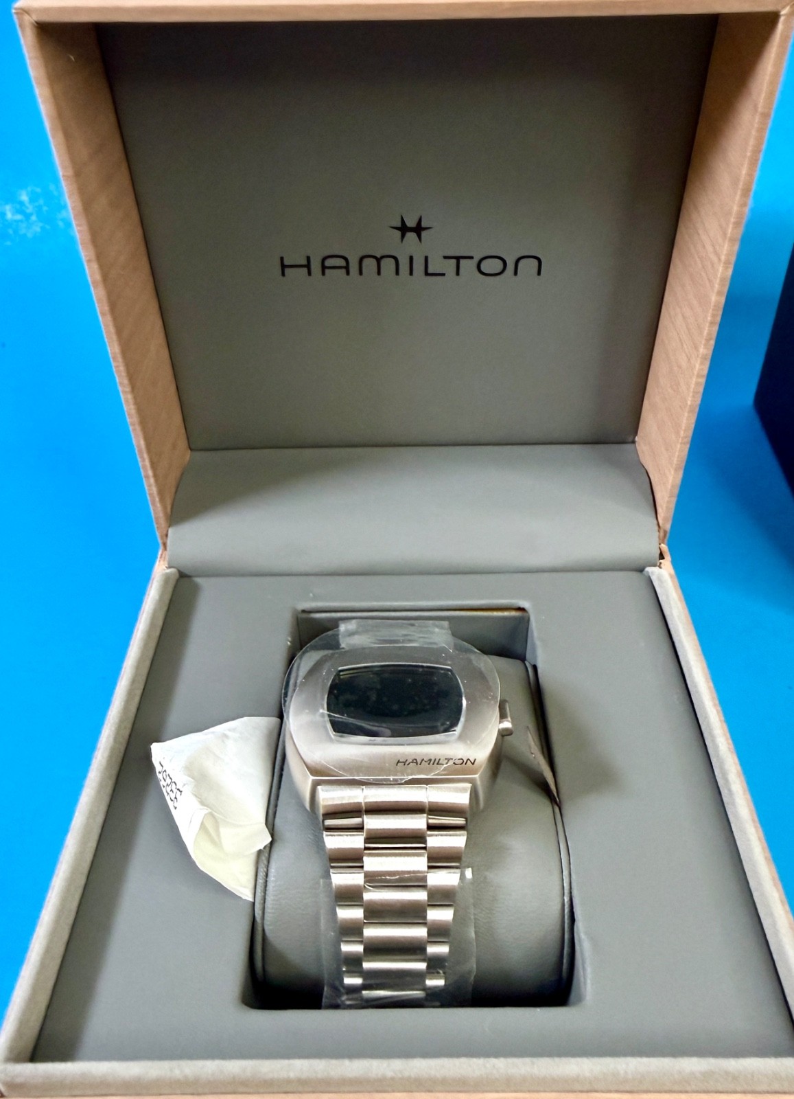 Hamilton Classic PSR Quartz Digital Black Dial GREEN Digit Men’s Watch H52414131
