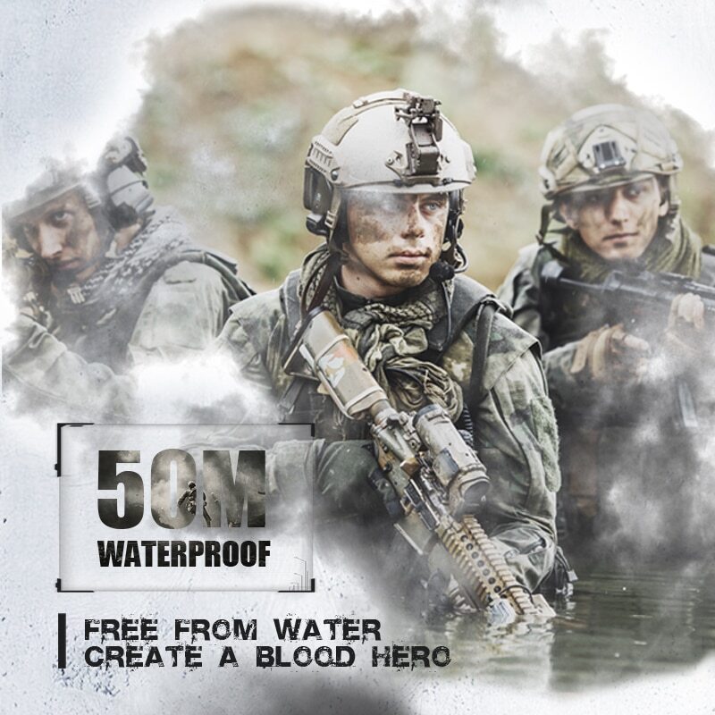 Digital Military Army Sports Watch Waterproof 50M Altimeter Barometer Wristwatch