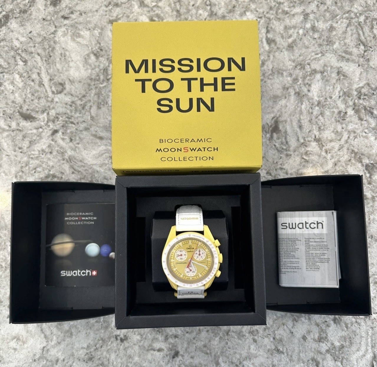 Omega x Swatch Mission to The Sun Moonswatch Brand New Box+Papers NEW Bioceramic