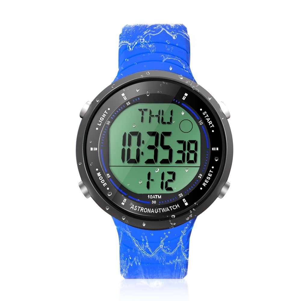 10 ATM 100m Waterproof Digital Sports Watch for Swimming and Diving, with Fun…