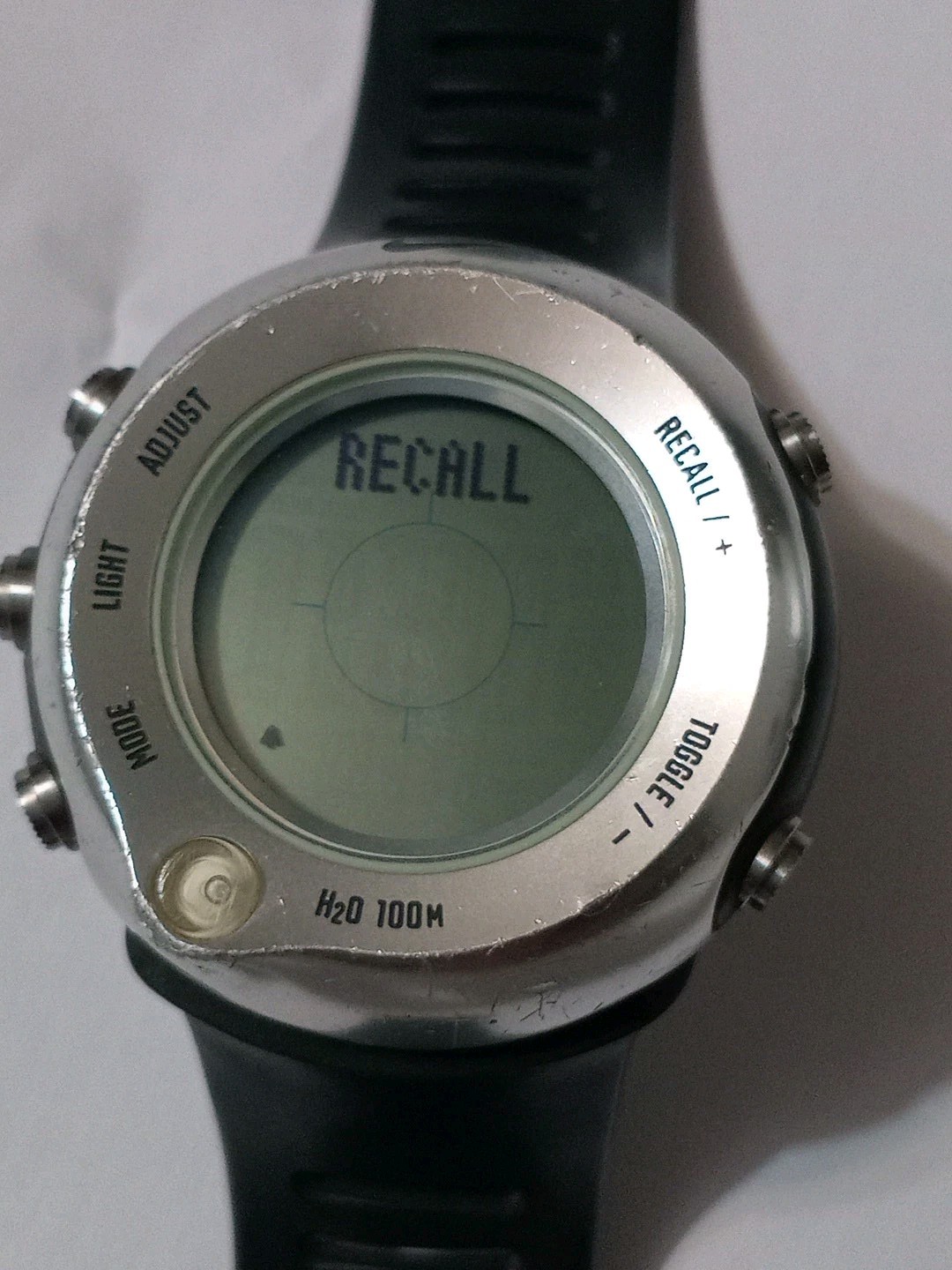 RARE Nike WA0018 Altitude Compass Barometer. Dual Time.