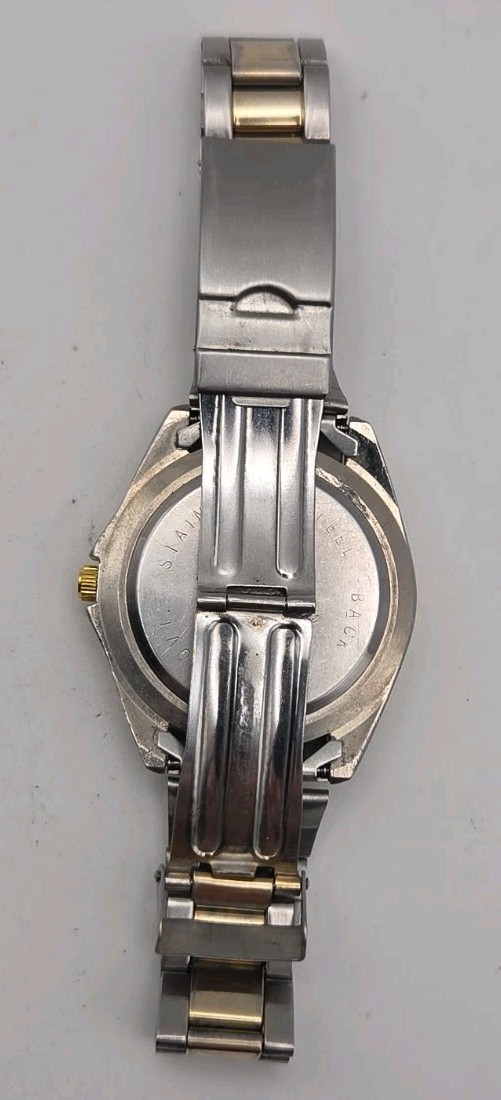 Fred Baley 38mm Dive Style Case Japan Quartz Watch SS Link band New Battery Runs