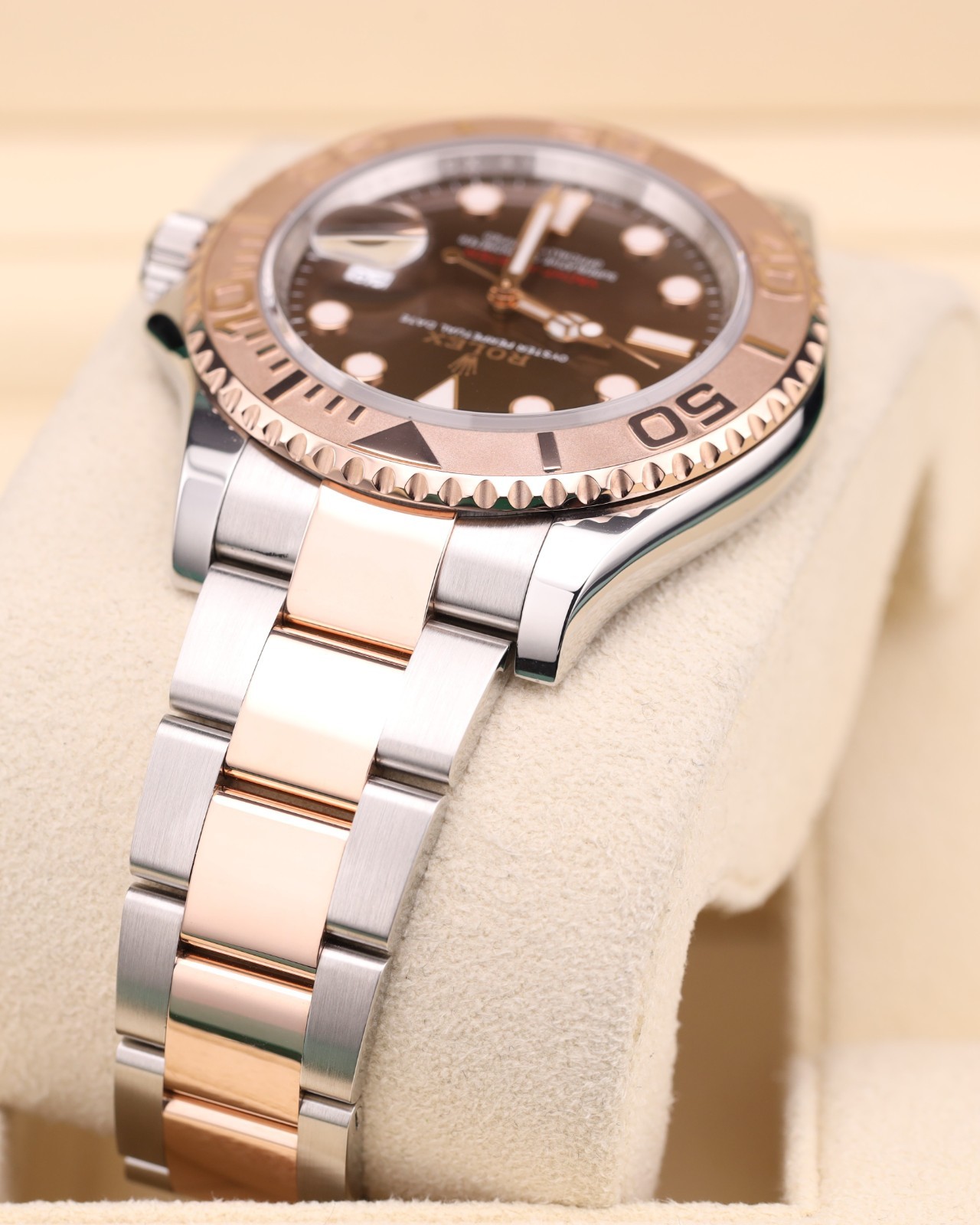 Rolex Yacht-Master 40 Chocolate Dial Two Tone Rose Gold Oyster 126621