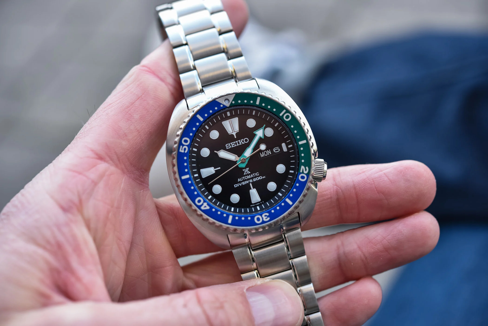 Seiko 5 Sports SRPJ35K1 Prospex Turtle Special Edition Tropical Lagoon Automatic