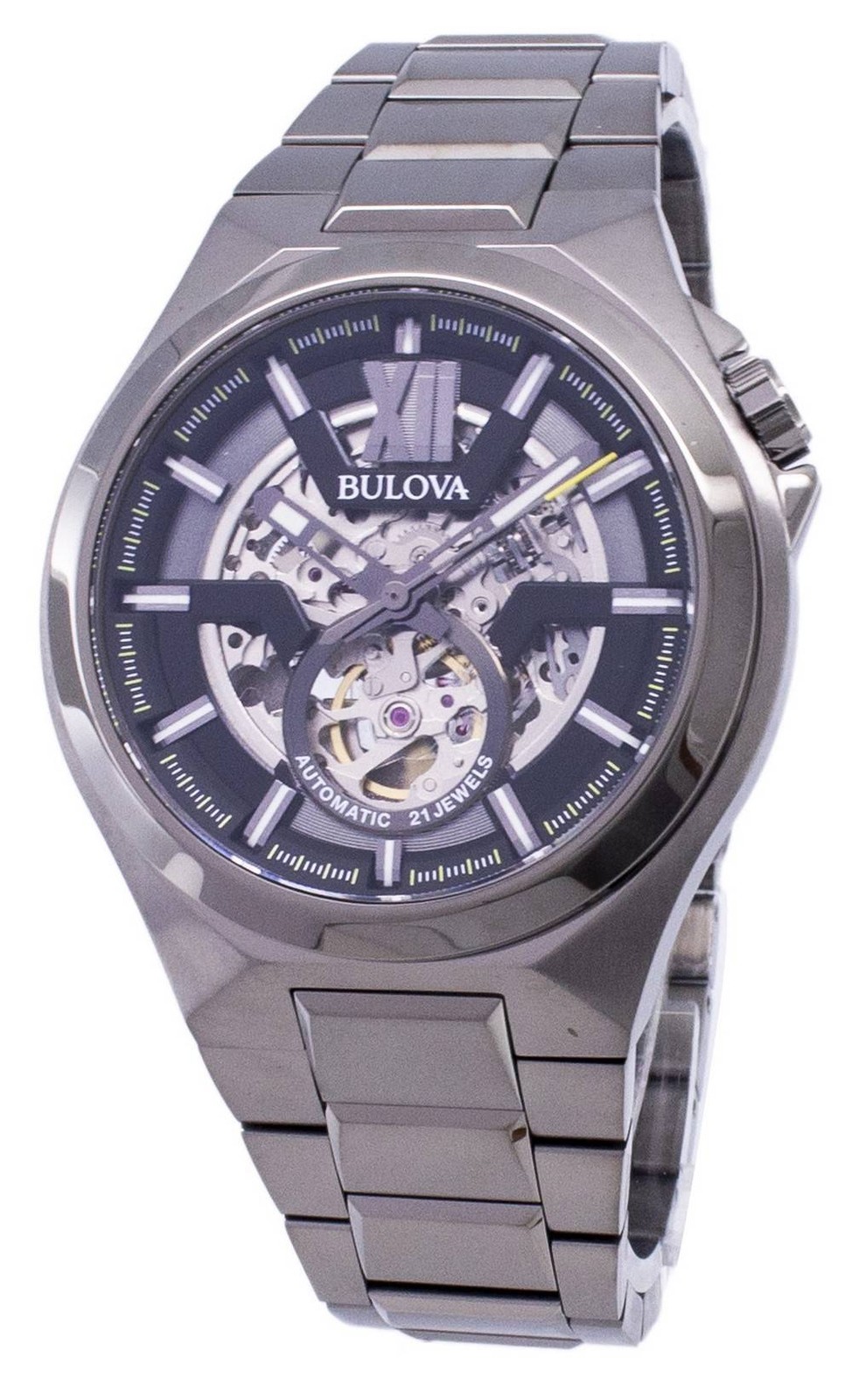 Bulova Classic 98A179 Automatic Dress Analog Black Dial 100M Men’s Watch