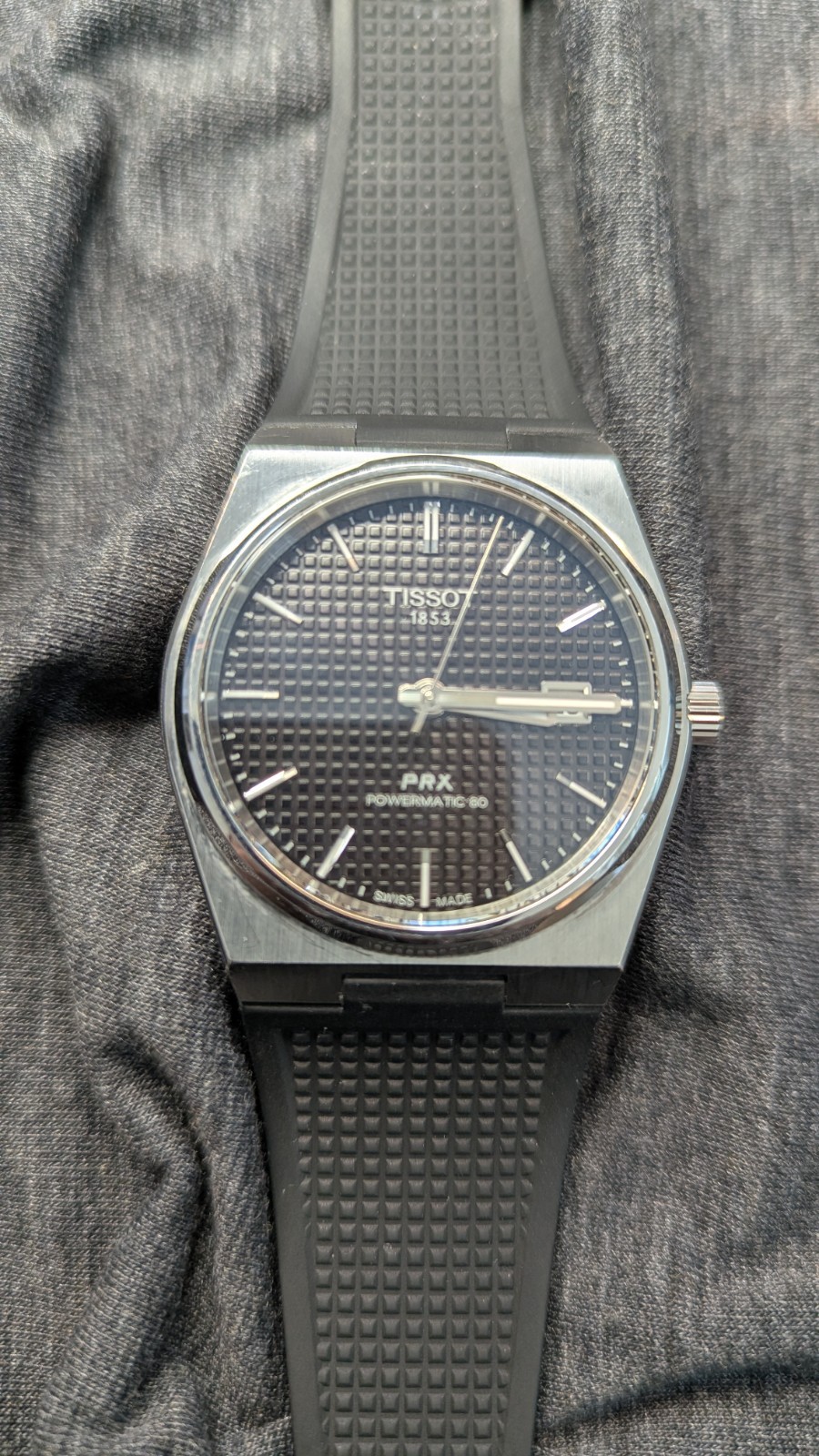 Tissot PRX Powermatic 80 Automatic Black Dial Men’s Watch T1374071605100