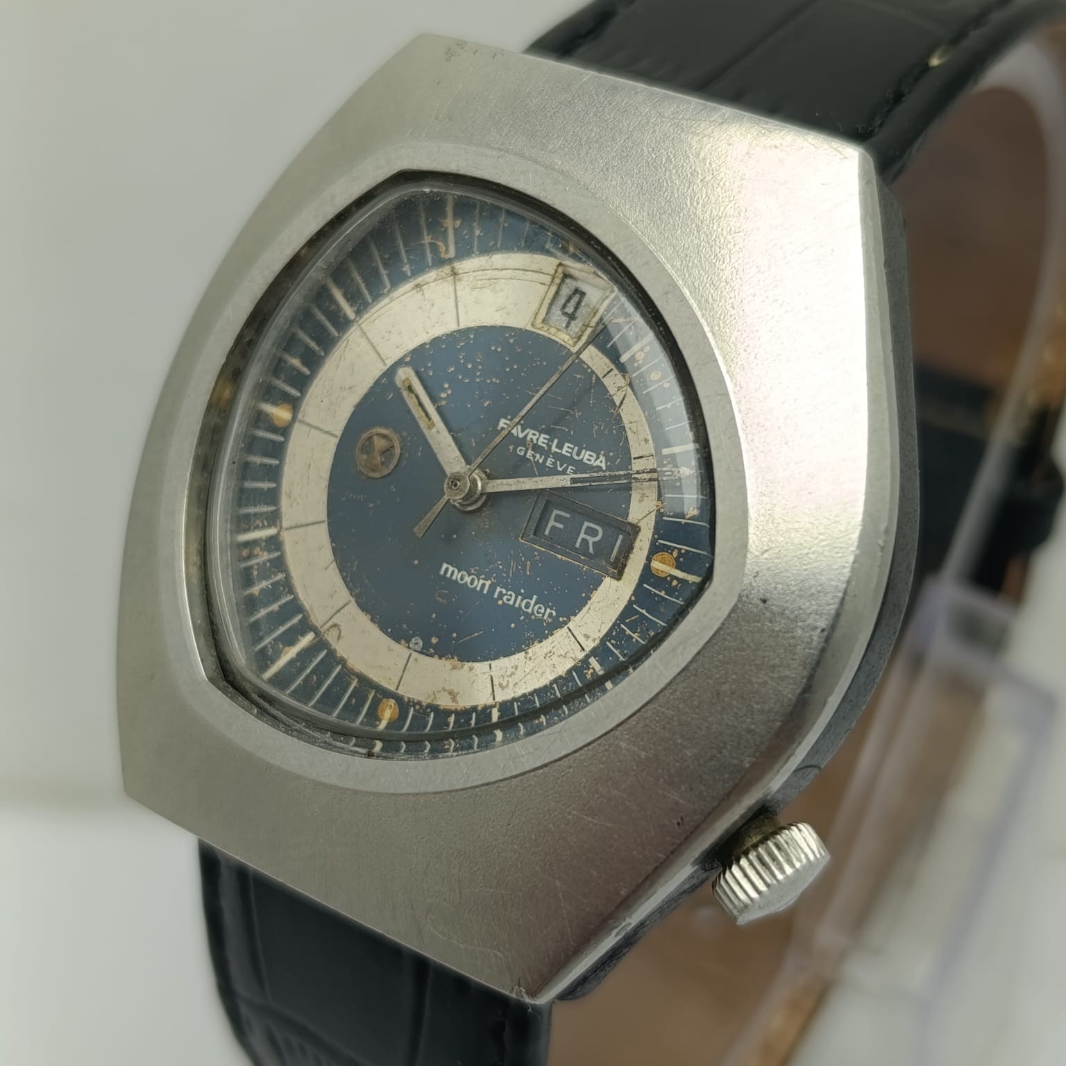 Favre Leuba Moon Raider Asymmetrical Automatic Vintage Men’s Watch