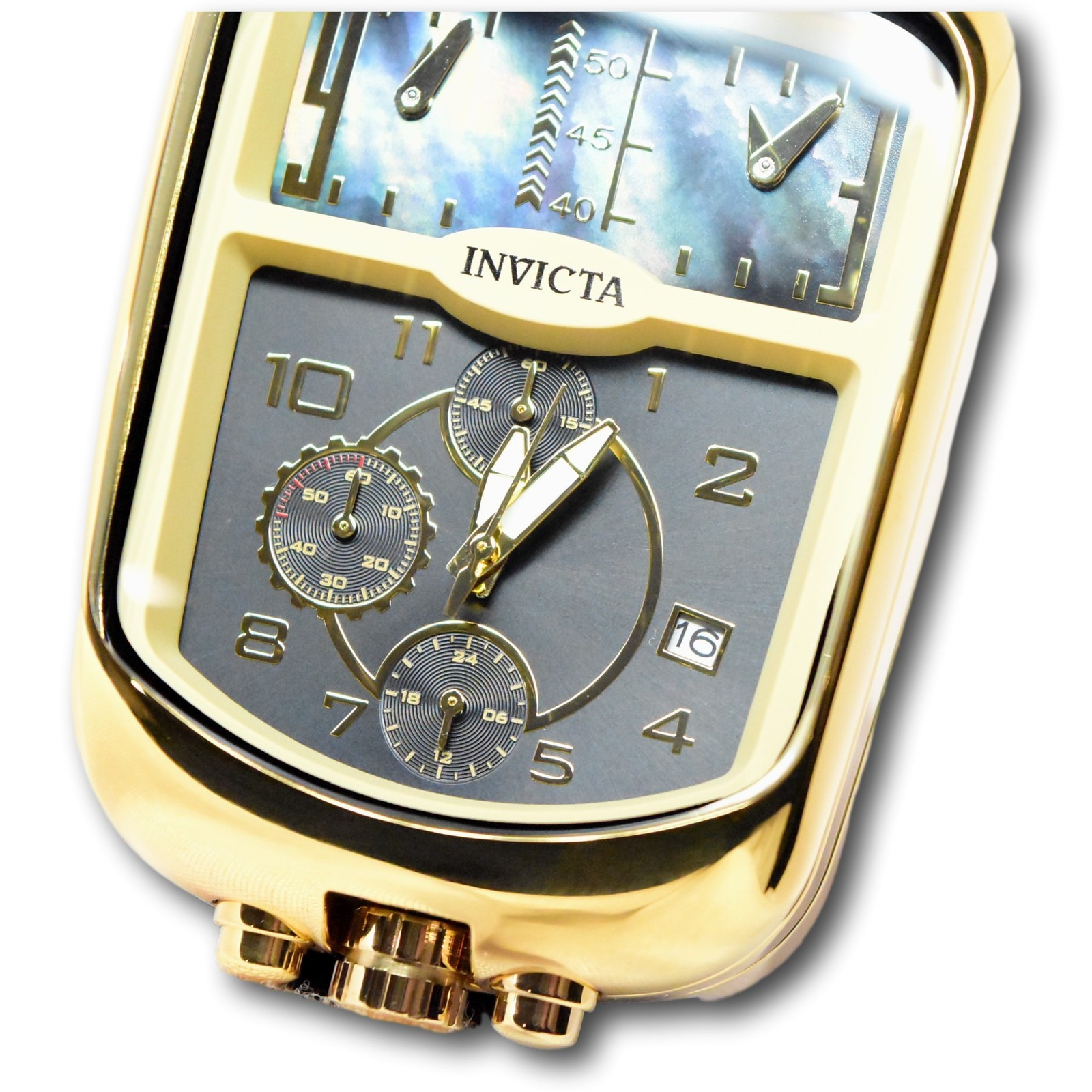 Invicta S1 Rally Dualshift Men’s 42mm MOP Dial Triple Time Chrono Watch 49635