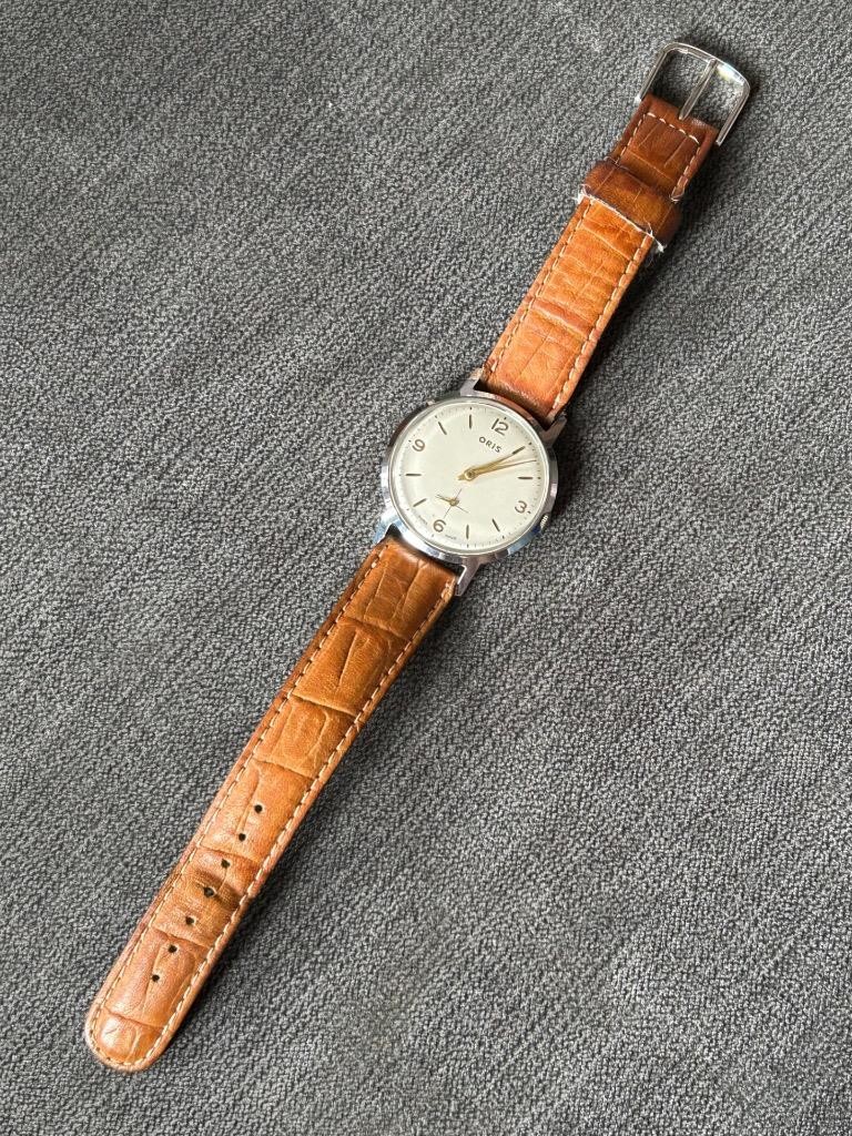 VINTAGE 1960S ORIS WATCH CO MANUAL WIND SWISS 7 JEWEL CAL 461 16MM BEAUTIFUL