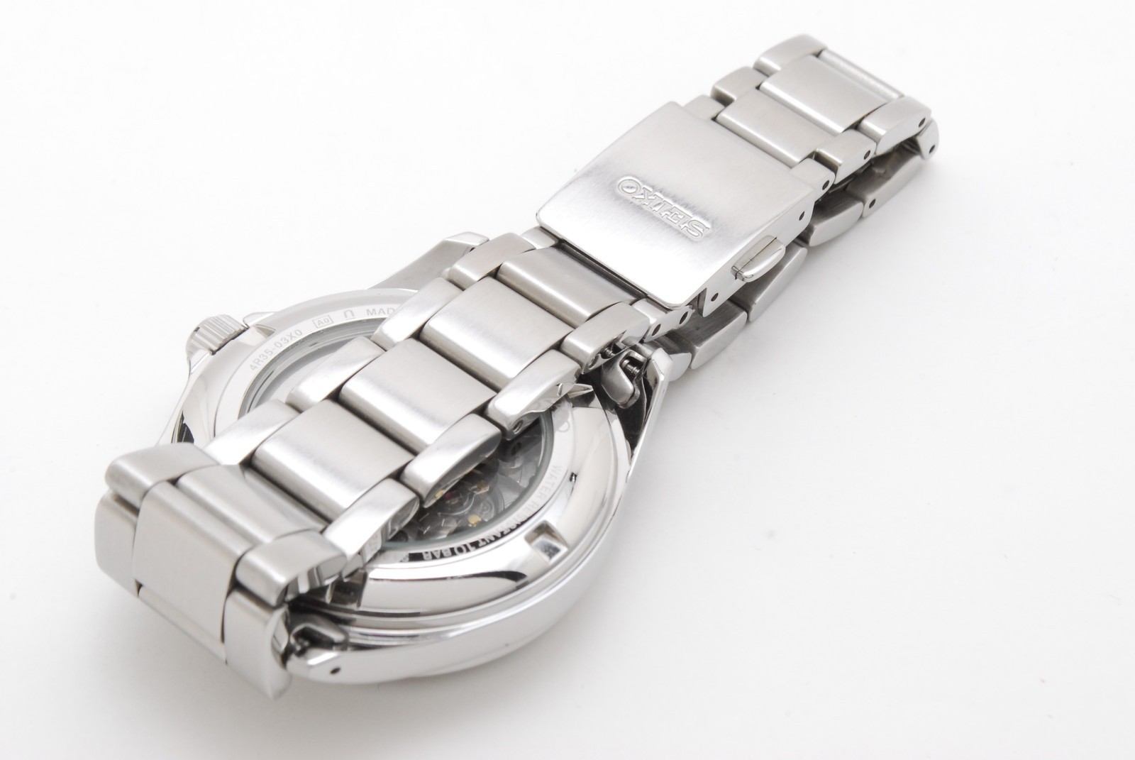 SEIKO 4R35-03X0 SZSB011 Automatic stainless 38mm White Dial Men’s Watch in Box