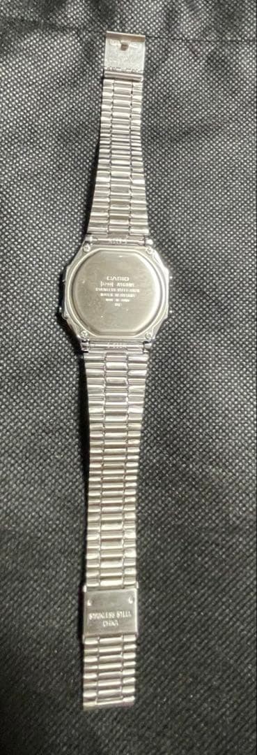 CASIO A169WE Camouflage Digital Watch Used