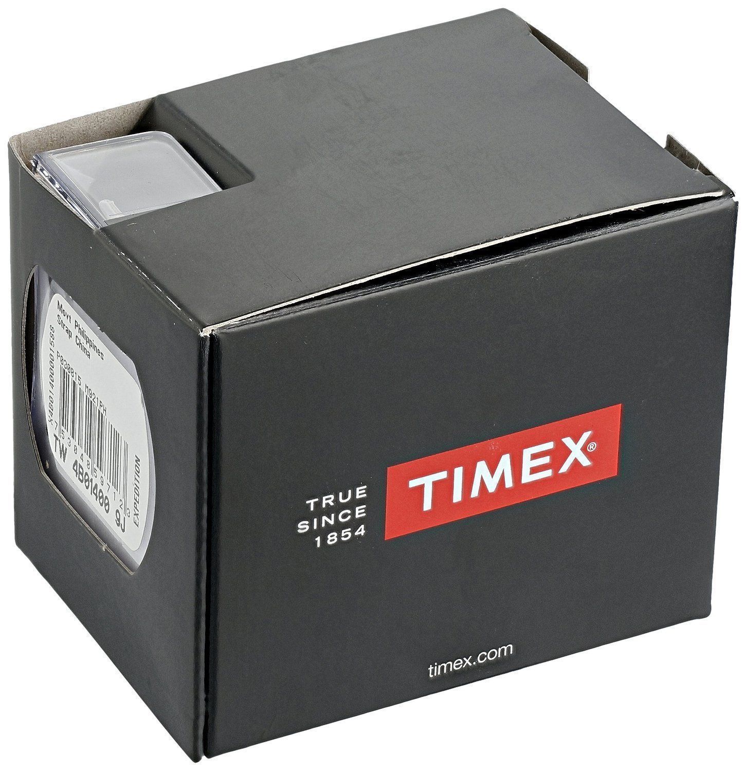 Timex TW2R29800, Men’s Easy Reader Black Leather Watch, Indiglo, 39MM Case, NEW