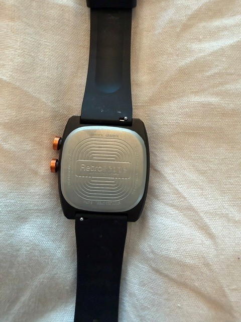 Xeric Retrograde Jump Hour Black/Orange