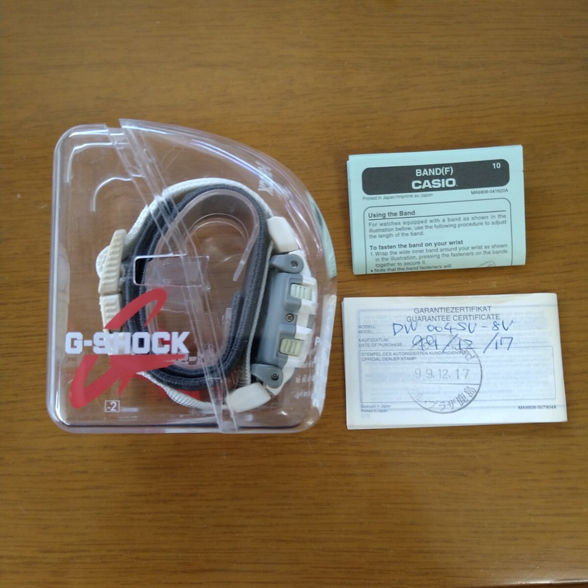 CASIO G SHOCK G LIDE DW 004 White Digital Watch