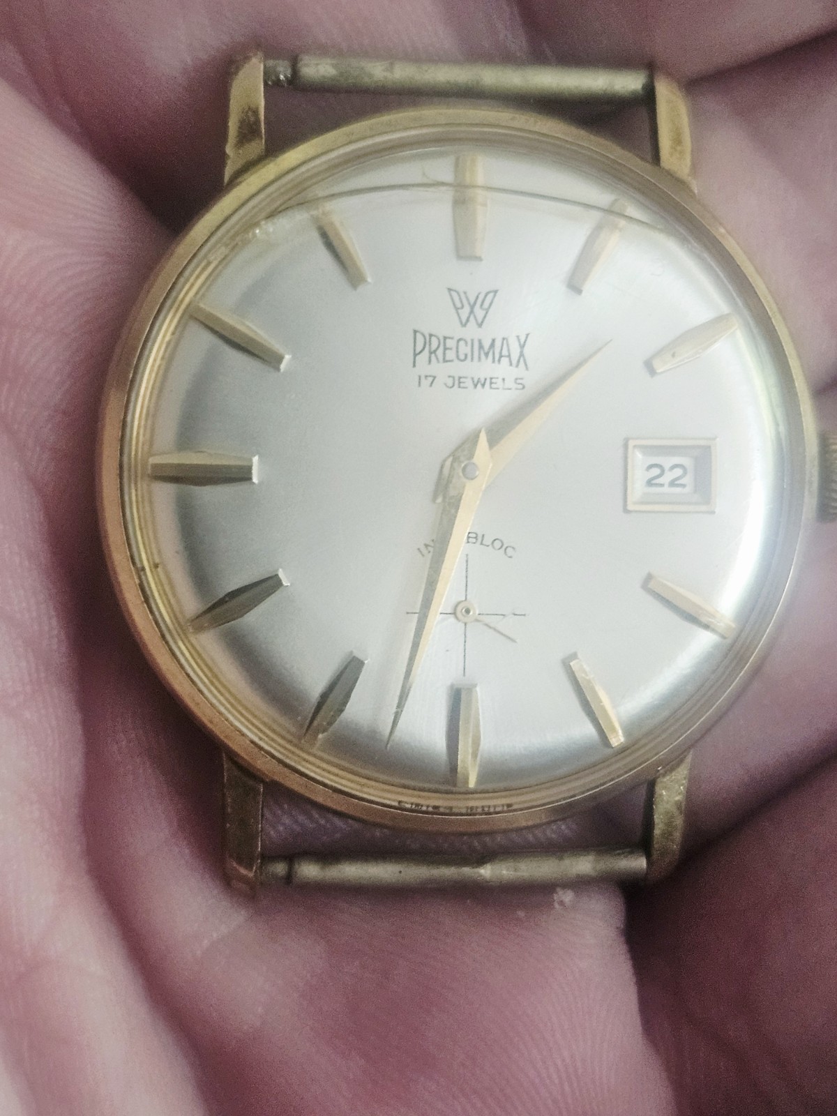Precimax 17 Jewels Mechanical Manual Wind Men’s Watch