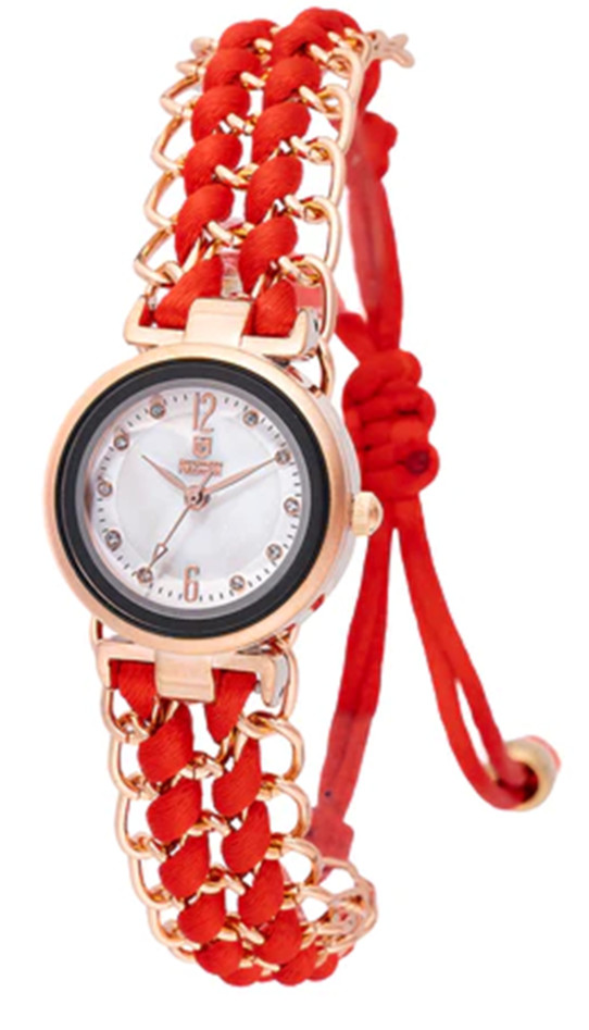 Montres Prestige Women’s Watch. 25mm. 30m. Quartz. Red.
