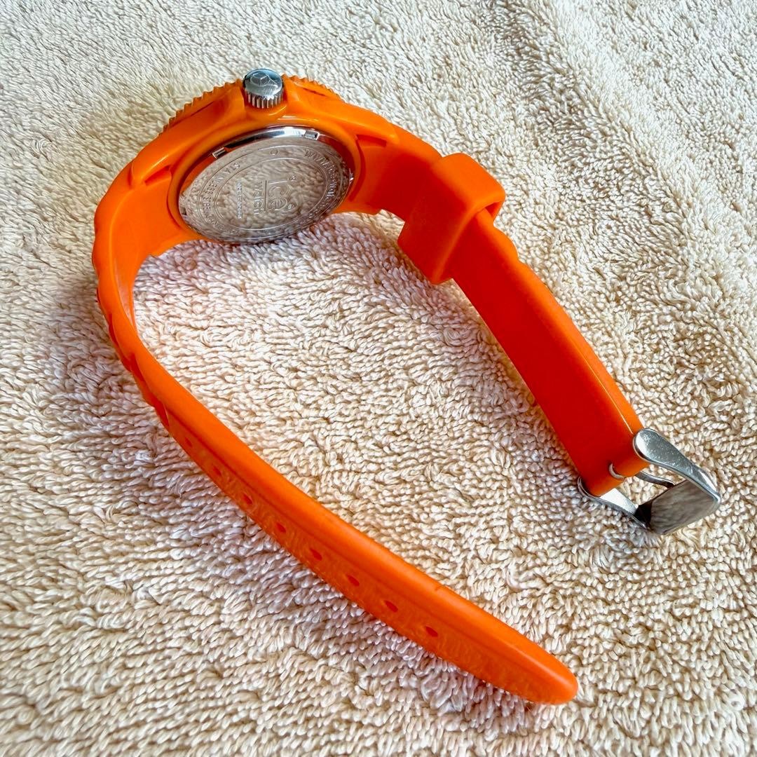 Rare ANA x Ice-Watch Collaboration Limited Edition Orange Airplane Dial Watch