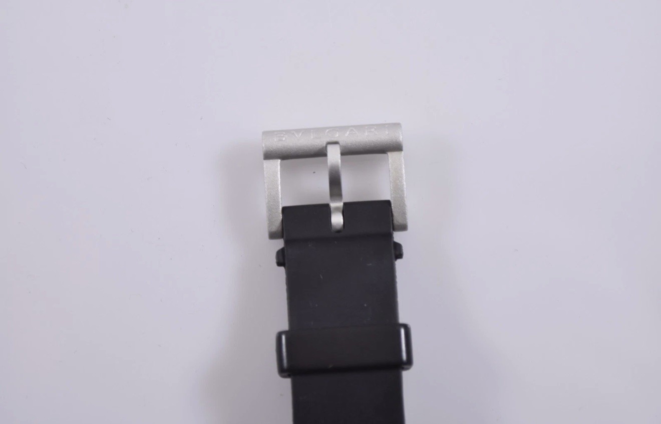 BVLGARI aluminum Watches AL38A aluminum/Rubber mens